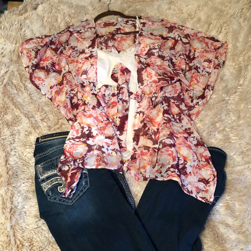 Floral kimono